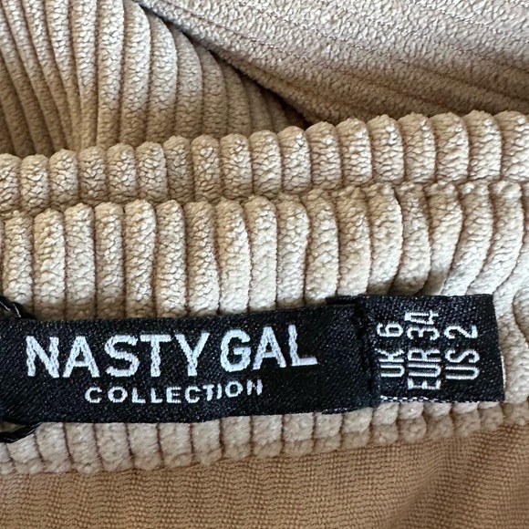 Nasty Gal Corduroy Oversized Button Up Shirt - Picture 6 of 8